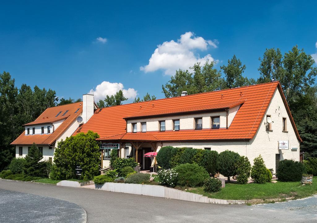 Hotel-Restaurant Elsterblick Elsteraue Exteriör bild