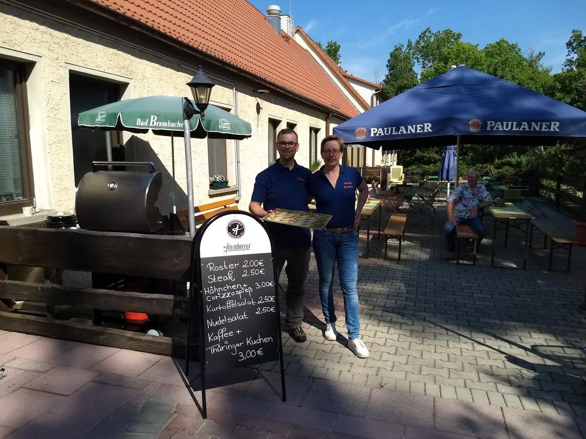 Hotel-Restaurant Elsterblick Elsteraue Exteriör bild